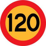 120 skylt